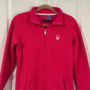 Spyder Pink Full-Zip Fleece Lined Jacket Women